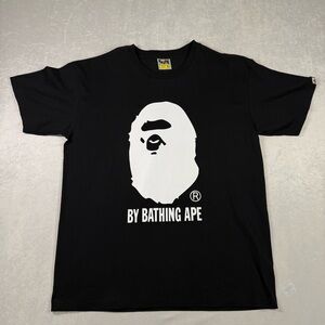Bape Black Short Sleeve Tee with White Graphic NWOT